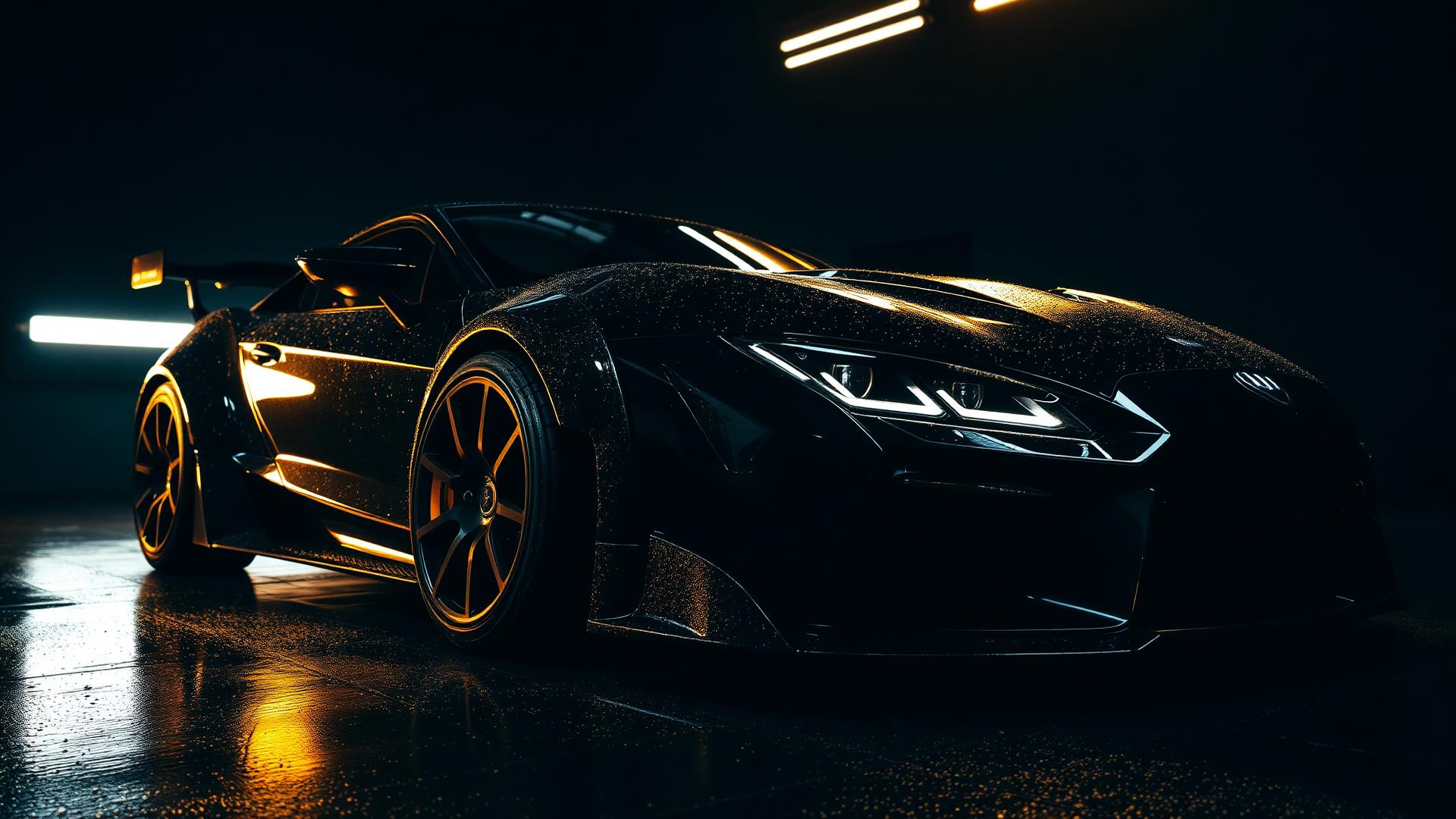 Freshly detailed luxury vehicle in Auckland studio